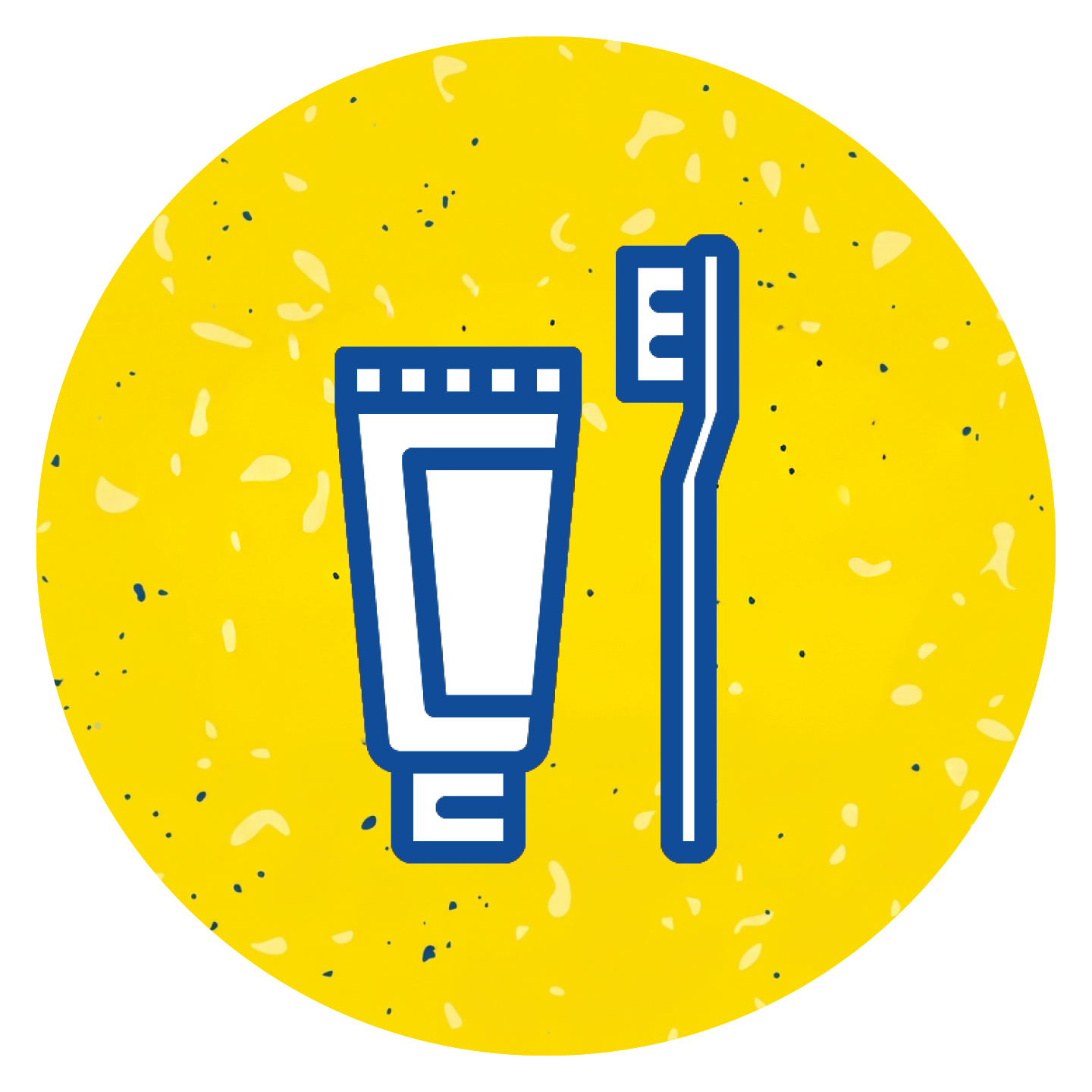 Essentials Icon Blue and Yellow
